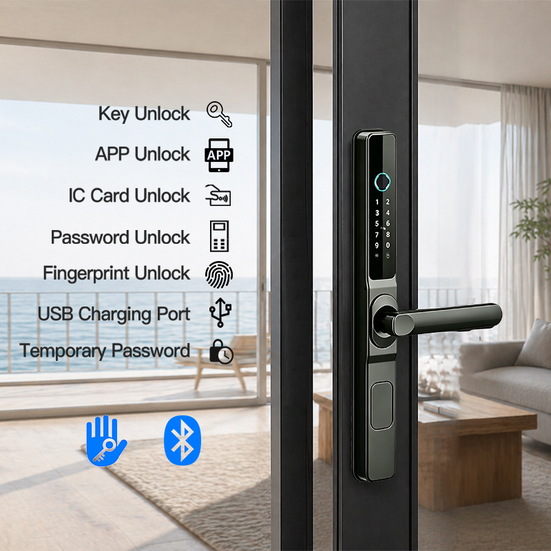 Smart Garden Door Lock - TTLock App smart lock supports fingerprint