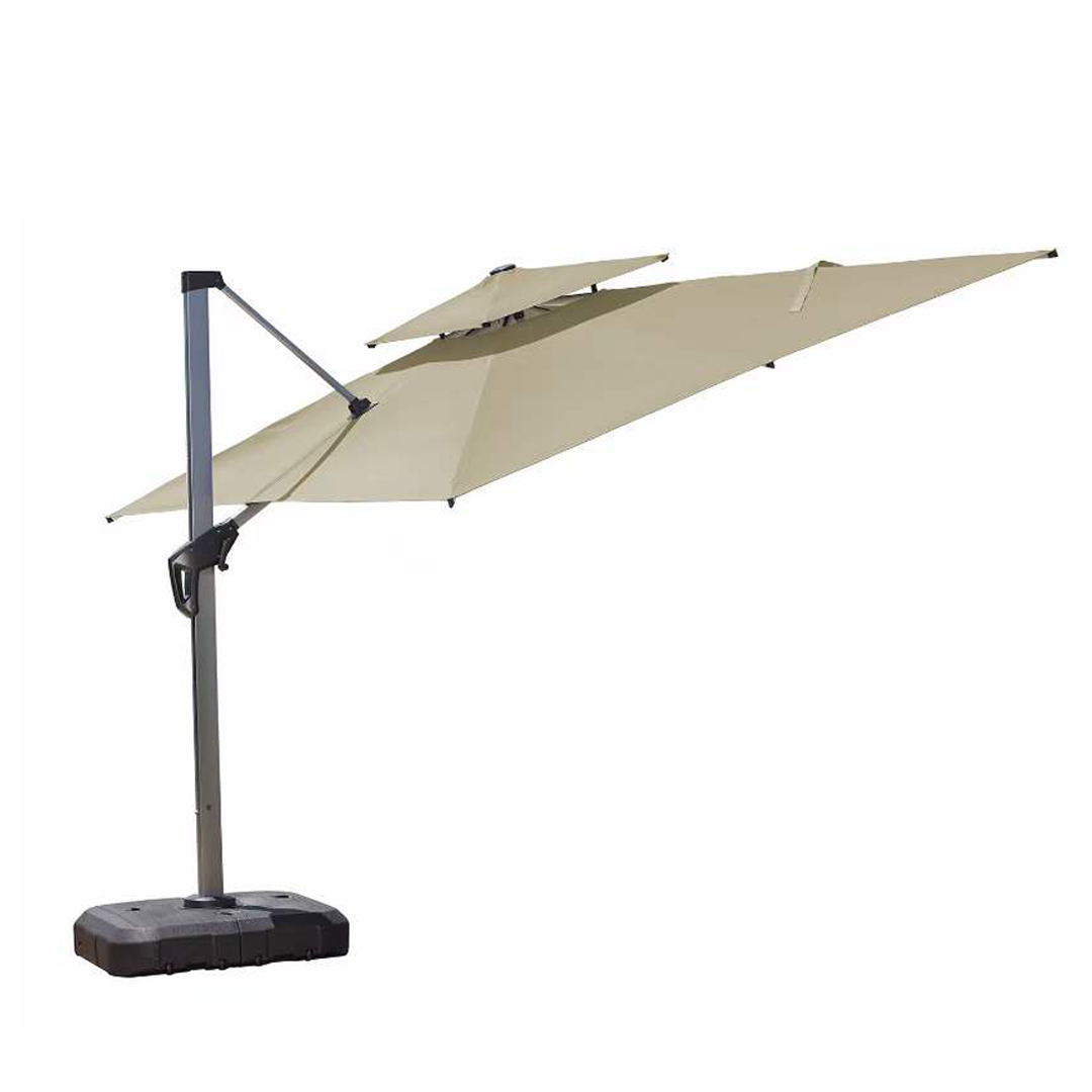 Smart Garden Umbrella - Decorative Smart Garden Gold Aluminum Parasol