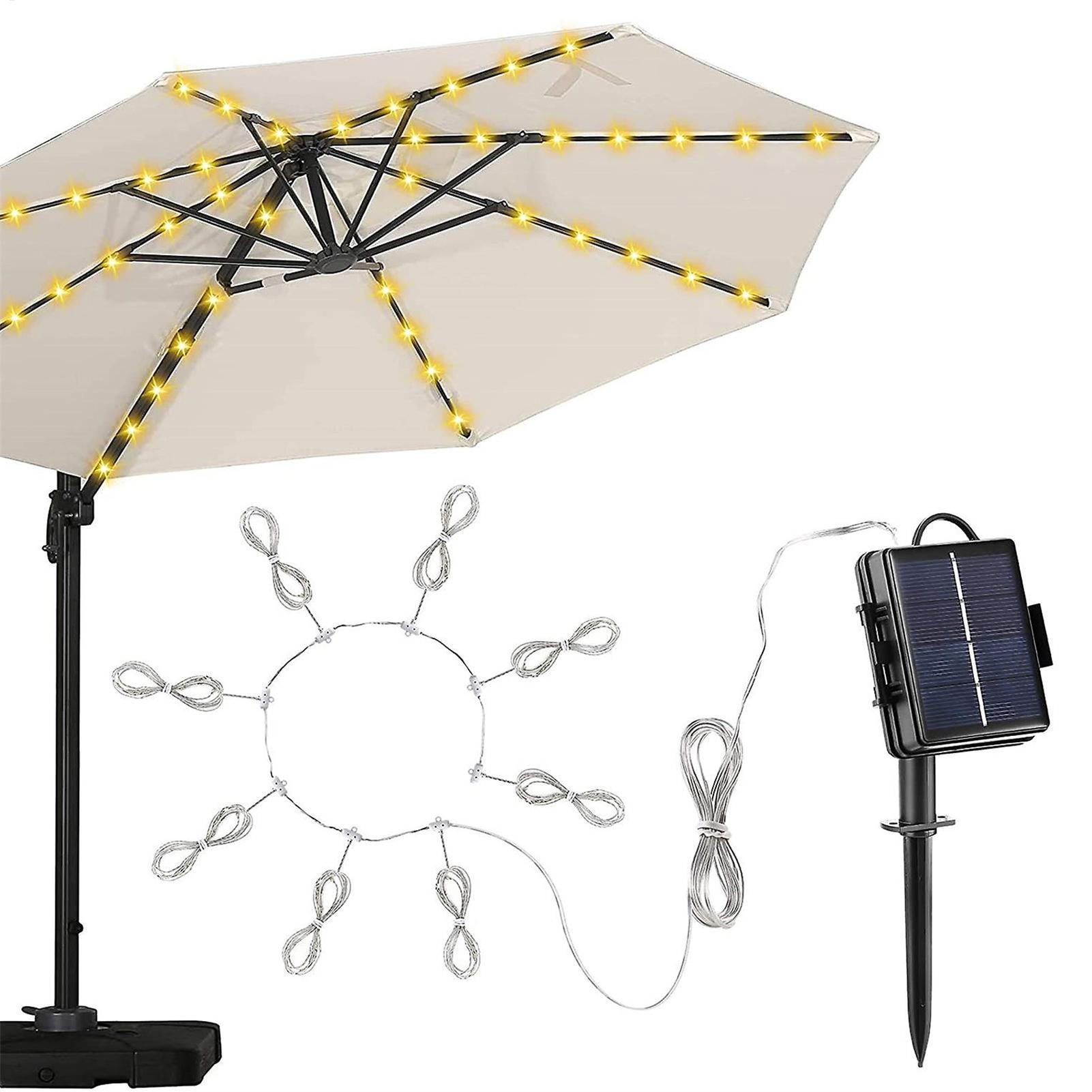 Smart Garden Umbrella - 104 LED Umbrella String Light With