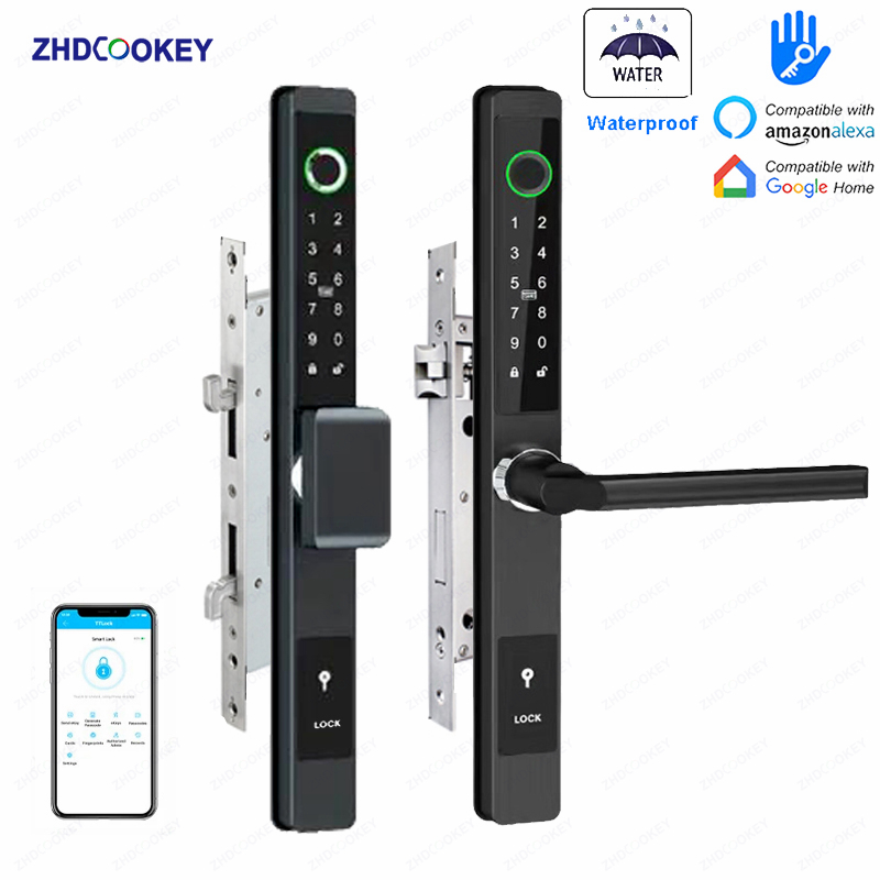 Smart Garden Door Lock - ZHDCOOKEY Biometric Digital Door Lock Waterproof