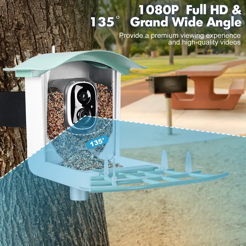 Smart Automatic Bird Feeder wi - đánh giá và giá Smart Bird Feeder Camera