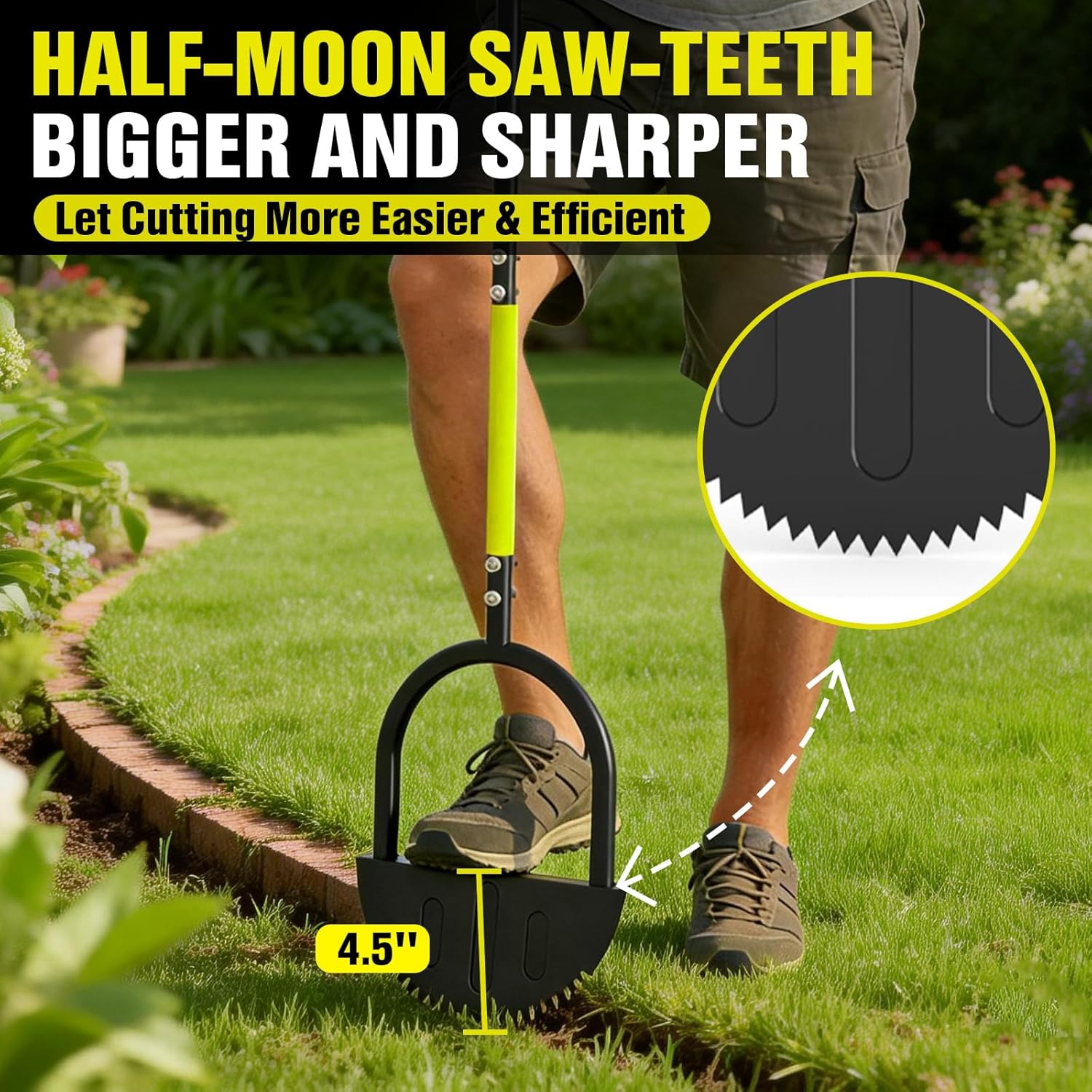 Manual Carbon Steel Edge Trimm - đánh giá và giá Smart Garden Edging