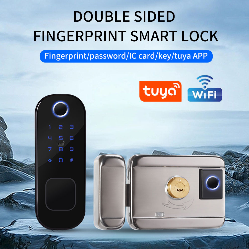 Tuya Smart Fingerprint Door Lo - đánh giá và giá Smart Garden Door Lock