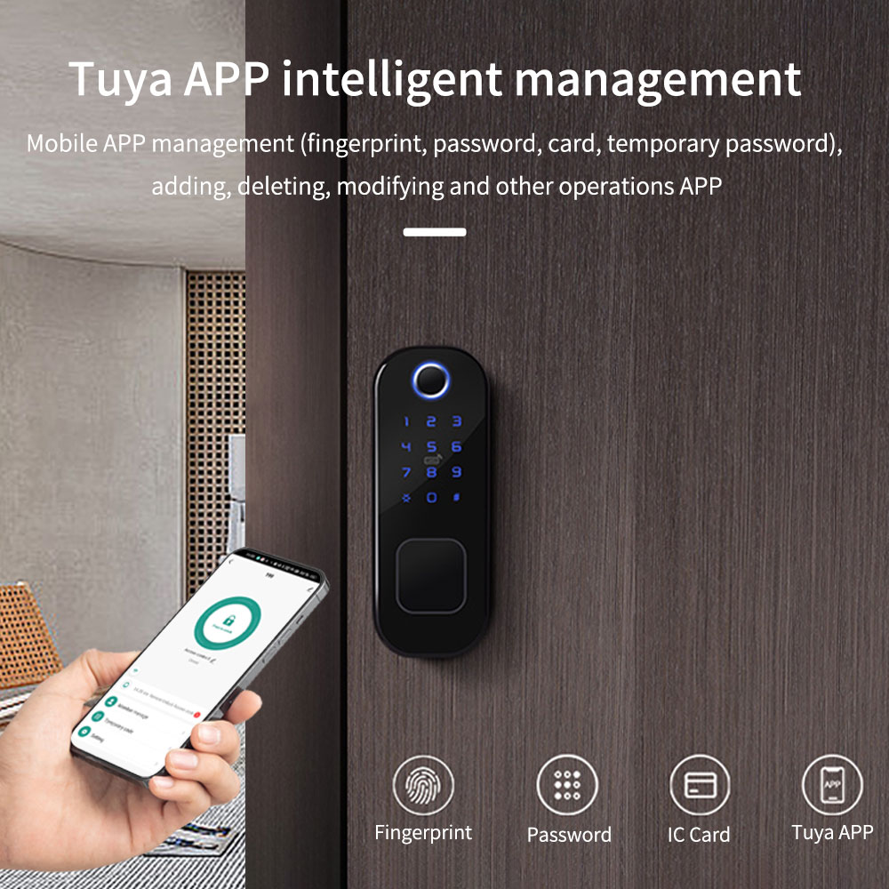 Tuya Smart Fingerprint Door Lo - đánh giá và giá Smart Garden Door Lock