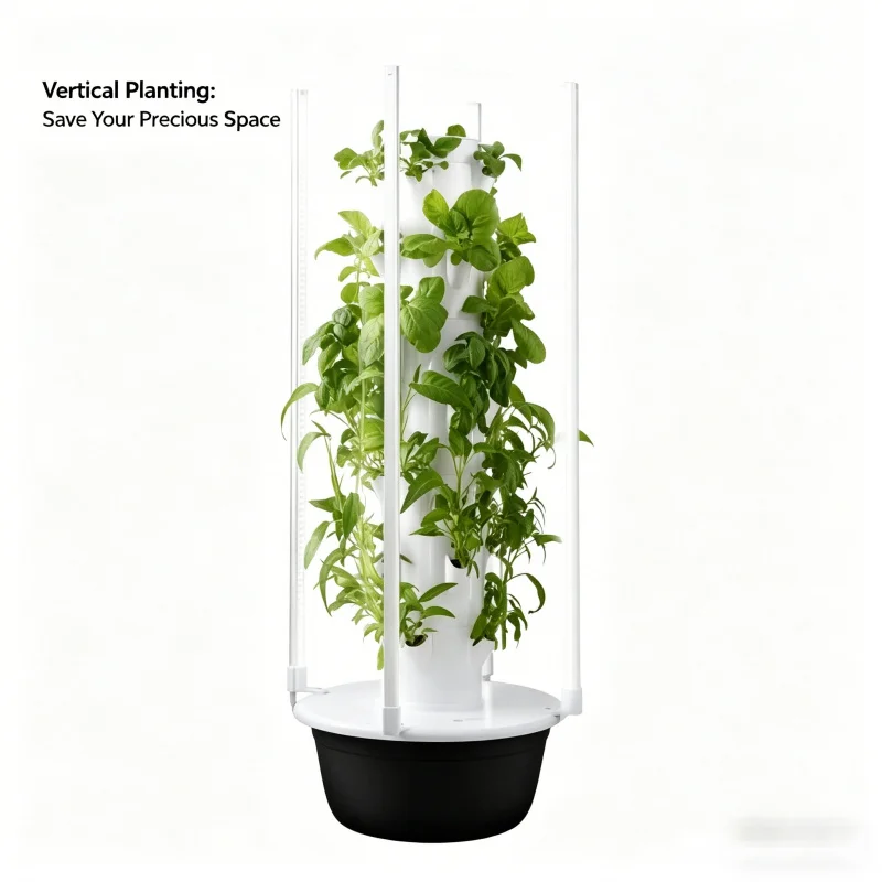 5-Layer Spacetree Hydroponic T - đánh giá và giá Smart Garden Tower