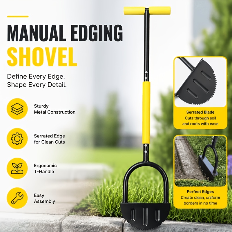 1 Manual Lawn Edging Scissors: - đánh giá và giá Smart Garden Edging