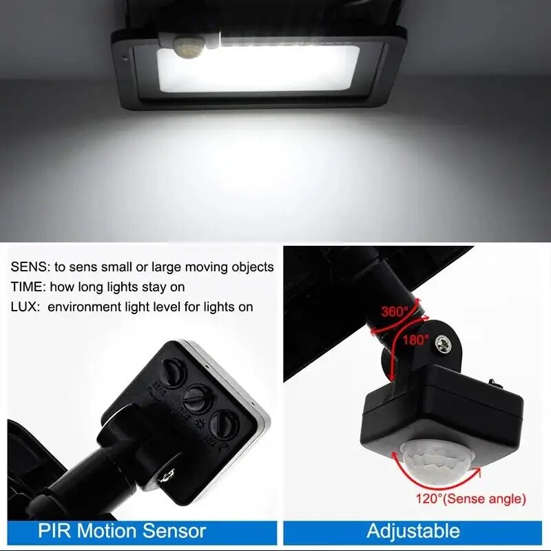PIR Motion Sensor LED Floodlig - đánh giá và giá Smart Led Garden