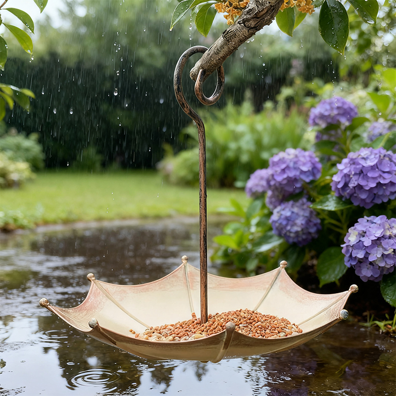 Retro Mini Umbrella Shaped Bir - đánh giá và giá Smart Garden Umbrella