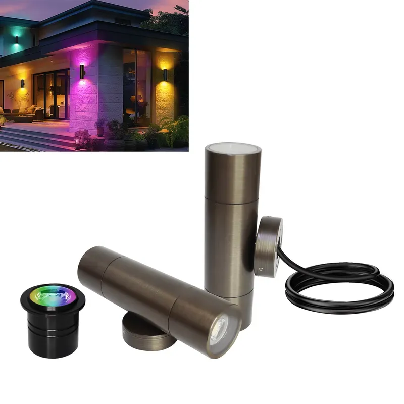 Durable Brass Outdoor LED Wall - đánh giá và giá Smart Led Garden