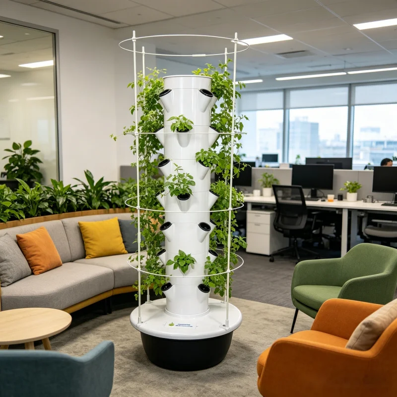 9 Layer Hydroponic Tower Garde - đánh giá và giá Smart Garden Trellis