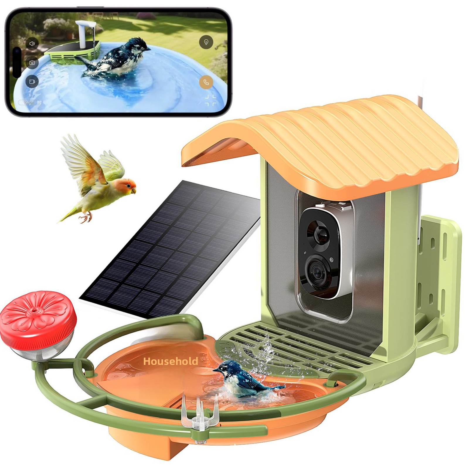 AI Smart Visual Feeder, Outdoo - đánh giá và giá Smart Bird Feeder Camera