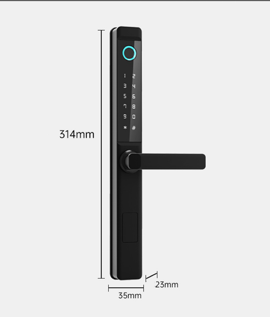 Smart door lock narrow door ve - đánh giá và giá Smart Garden Door Lock
