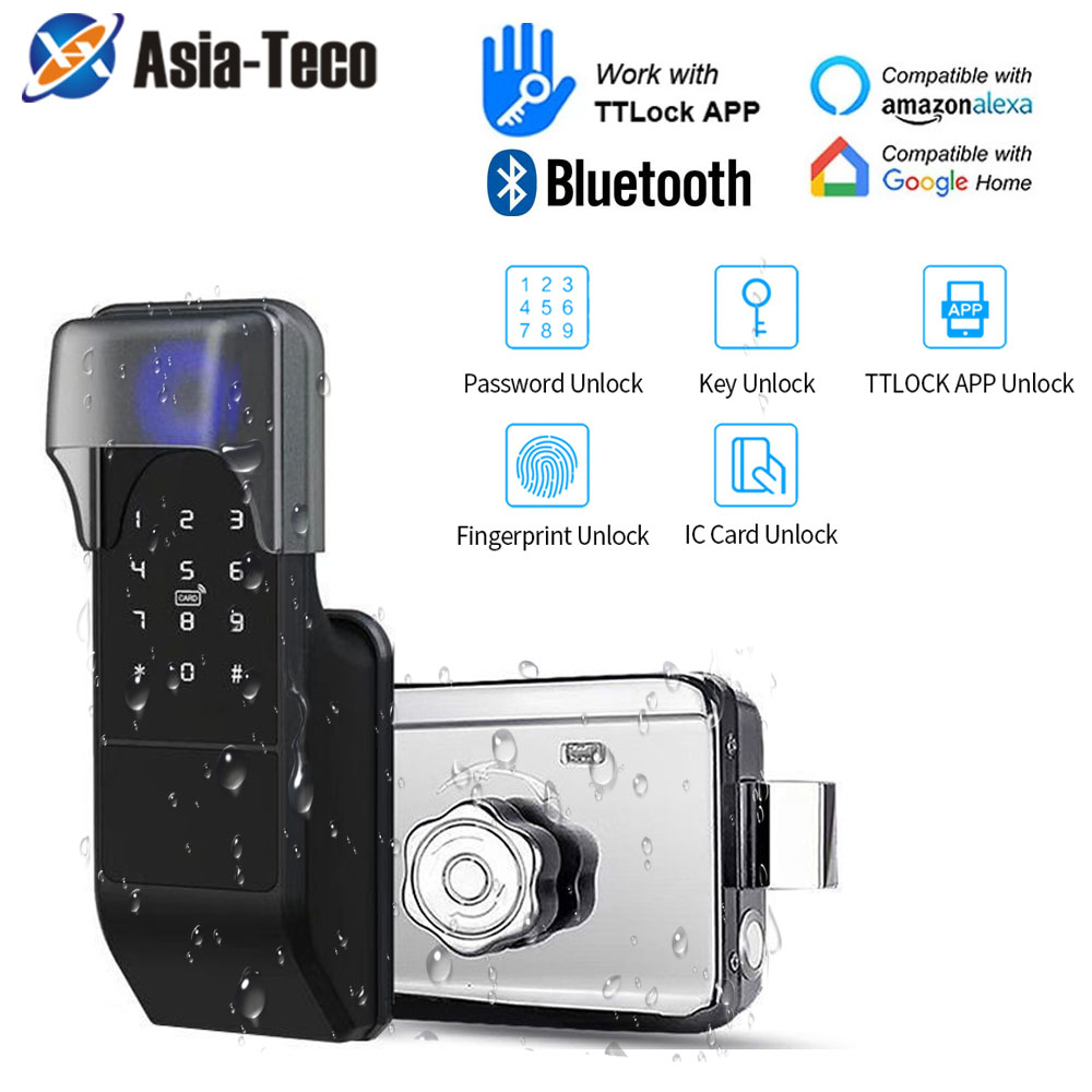 IP65 Waterproof TTLock Fingerp - đánh giá và giá Smart Garden Lock