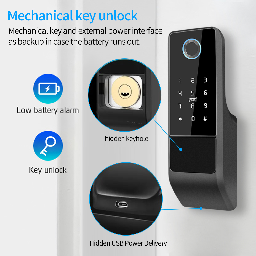 IP65 Waterproof TTLock Fingerp - đánh giá và giá Smart Garden Lock