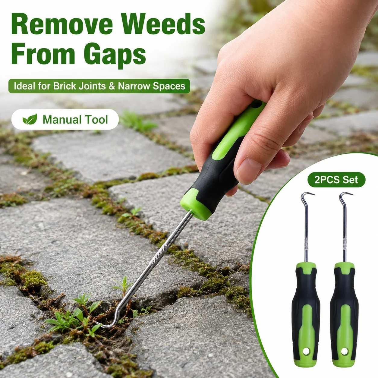 2Pcs Manual Weeding Hook Tool  - đánh giá và giá Smart Garden Edging