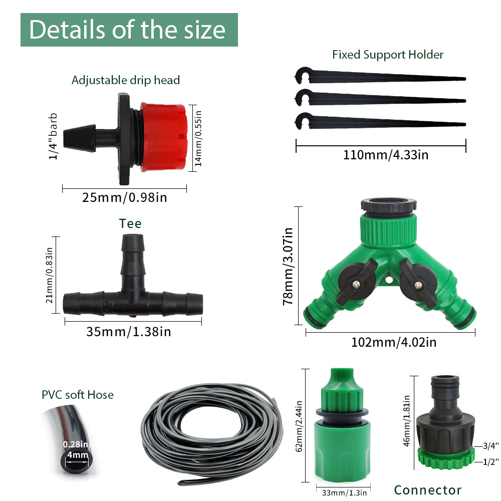 Greenhouse 15M-30M DIY Drip Ir - đánh giá và giá Smart Garden Tower