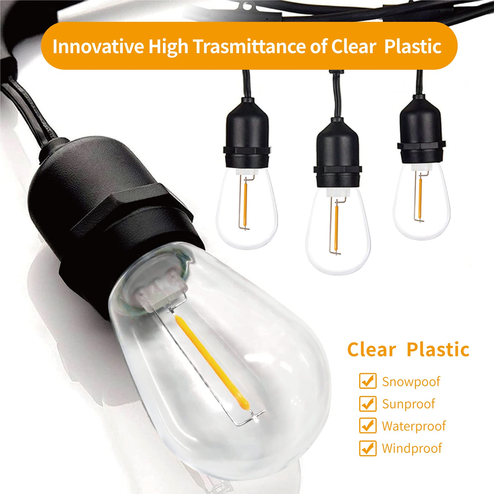LED S14 Replacement Light Bulb - đánh giá và giá Smart Garden Umbrella