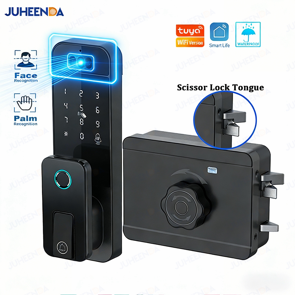 Tuya WiFi Smart Door Lock Face - đánh giá và giá Smart Garden Lock