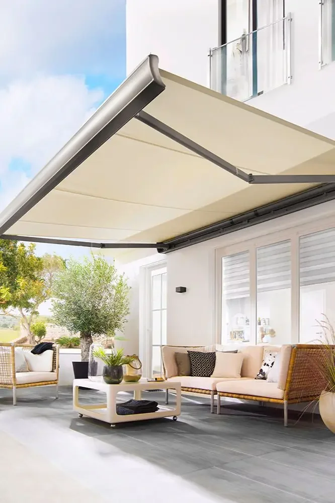 Outdoor Awning Customized Fold - đánh giá và giá Smart Garden Umbrella