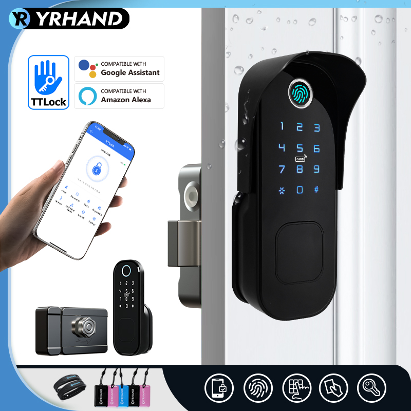 Tuya Vân Tay Chống Nước Ngoài  - đánh giá và giá Smart Garden Door Lock