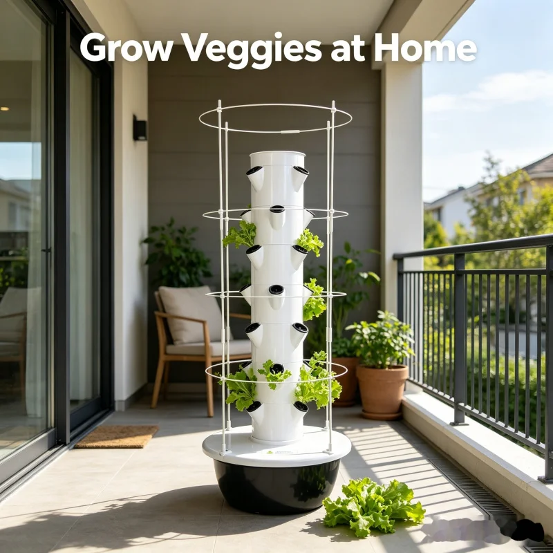 Smart Vertical Hydroponic Towe - đánh giá và giá Smart Garden Tower