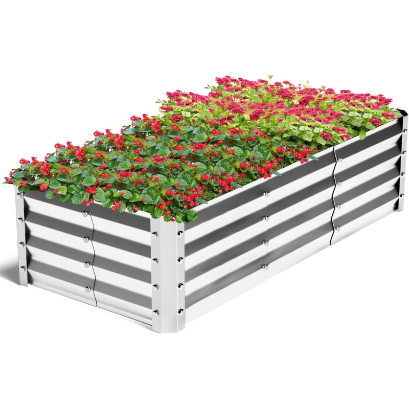 Large Bottomless Galvanized Ga - đánh giá và giá Smart Garden Storage