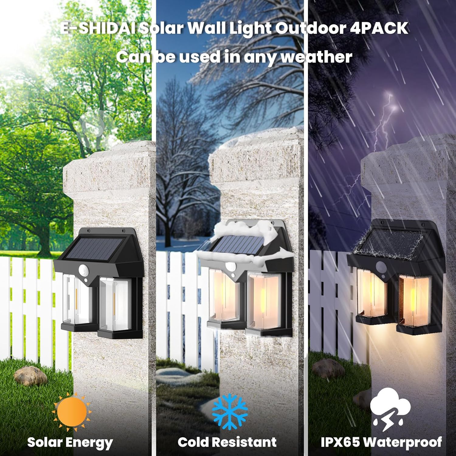 Solar Powered Wall Light Vinta - đánh giá và giá Smart Led Garden