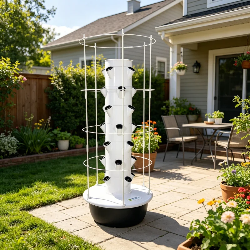 Spacetree 5 Layer Vertical Hyd - đánh giá và giá Smart Garden Tower