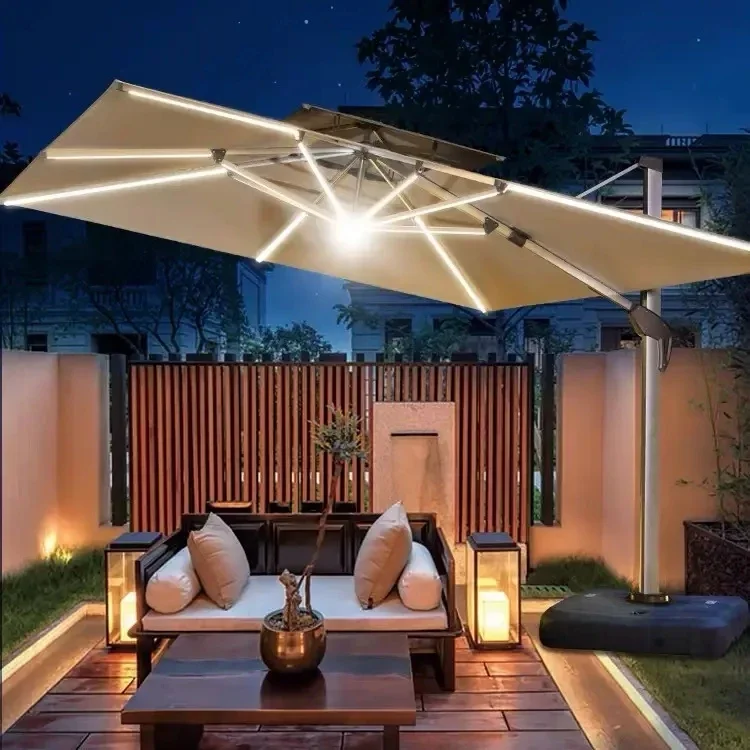 turquoise smart wind resistant - đánh giá và giá Smart Garden Umbrella