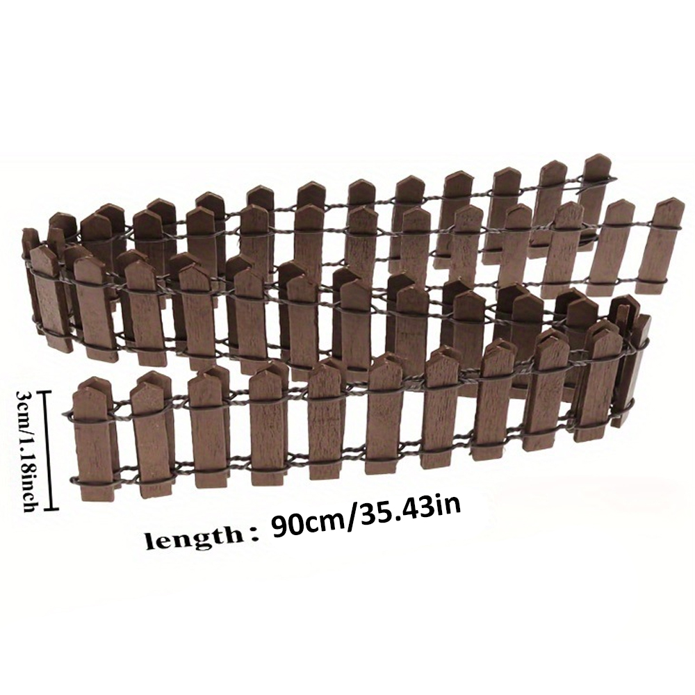 Mini Wooden Fence Set with Smo - đánh giá và giá Smart Garden Edging