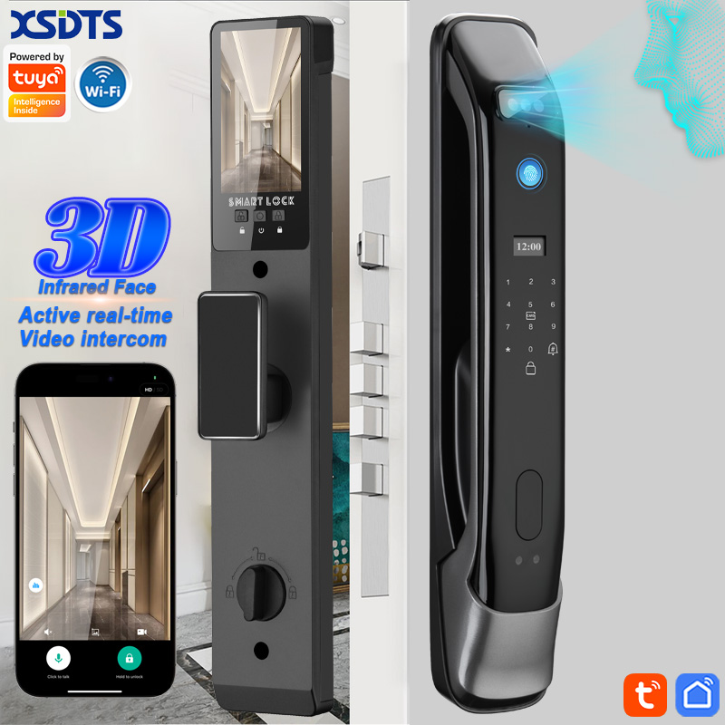 3D Real-time Intercom Face Rec - đánh giá và giá Smart Garden Door Lock