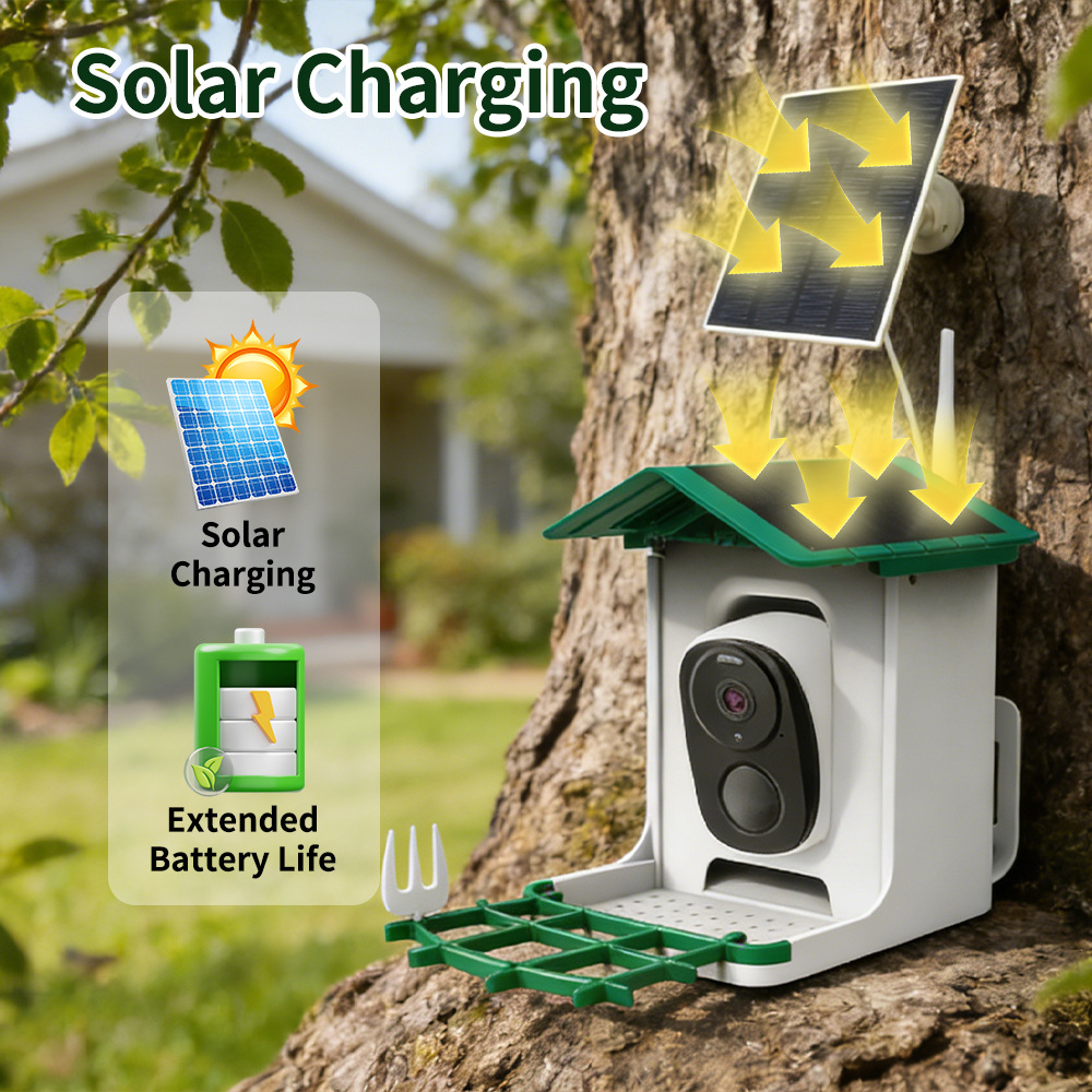 Smart Bird Feeder, Solar HD Co - đánh giá và giá Smart Bird Feeder Camera