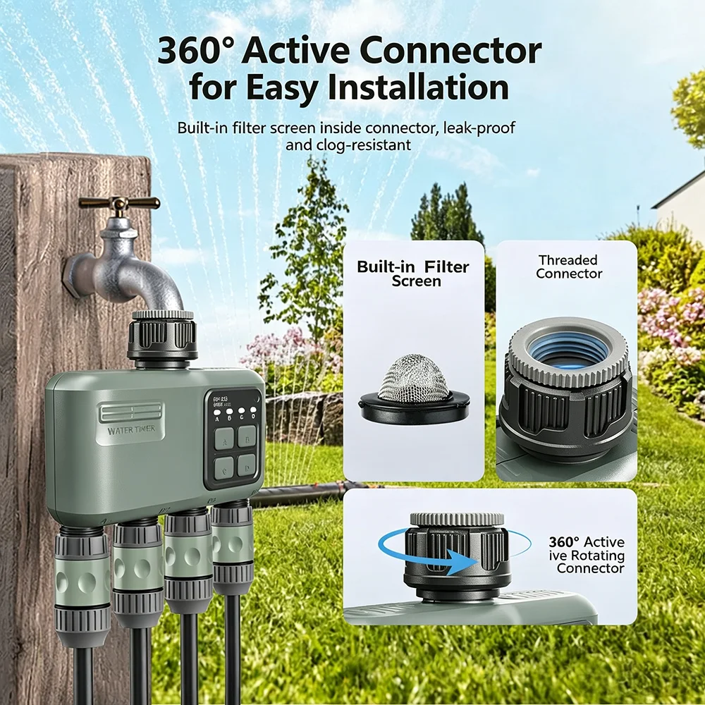 WiFi RF433 Smart Garden Sprink - đánh giá và giá Smart Garden Lock