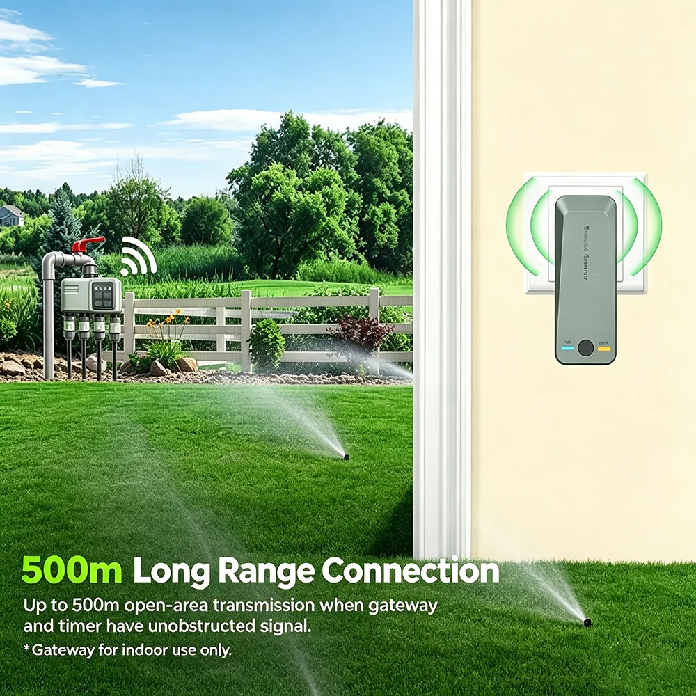 WiFi RF433 Smart Garden Sprink - đánh giá và giá Smart Garden Lock