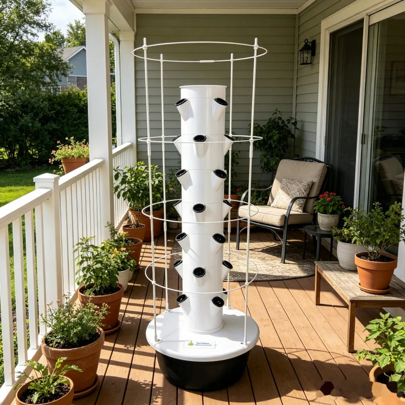 9 Layer Hydroponic Tower Garde - đánh giá và giá Smart Garden Trellis