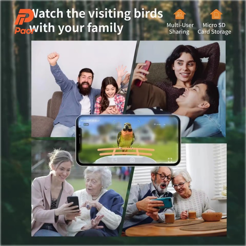 New Outdoor Solar Window Smart - đánh giá và giá Smart Bird Feeder Camera