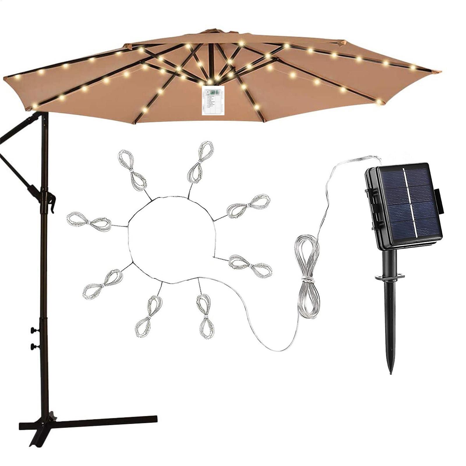 104 LED Umbrella String Light  - đánh giá và giá Smart Garden Umbrella