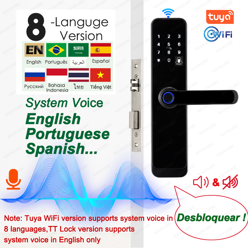 RAYKUBE K8 Smart Door Lock TTl - đánh giá và giá Smart Garden Door Lock