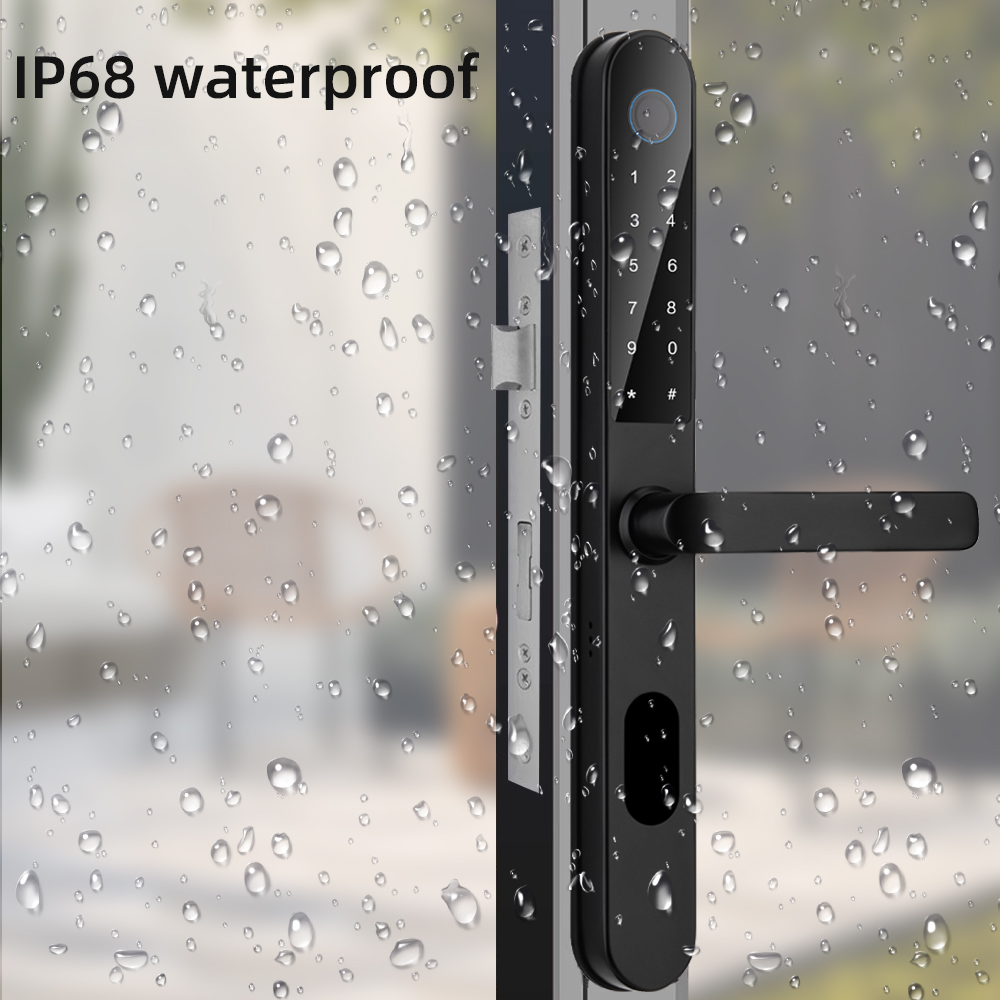 RAYKUBE DQ09 IP68 Waterproof B - đánh giá và giá Smart Garden Door Lock