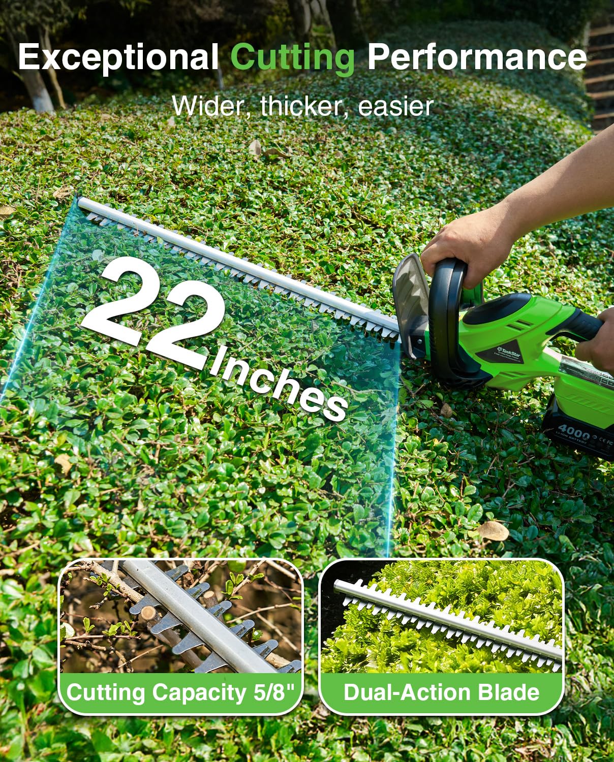 TaskStar Cordless Hedge Trimme - đánh giá và giá Smart Garden Edging