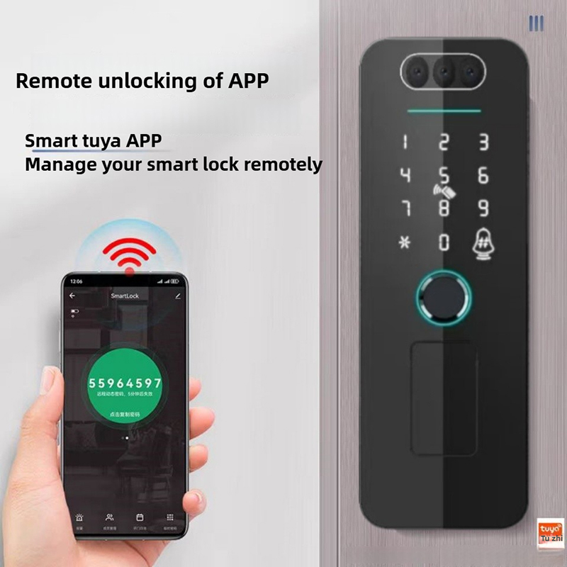 Tuya Wifi SmartLife 3D Face Re - đánh giá và giá Smart Garden Lock