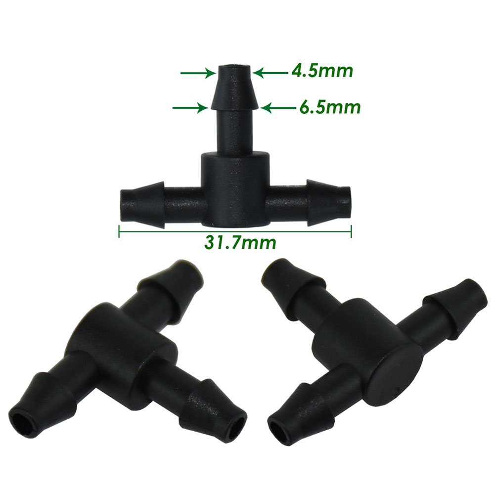 50 Pcs Black 1/4 Inch Barbed T - đánh giá và giá Smart Garden Tower