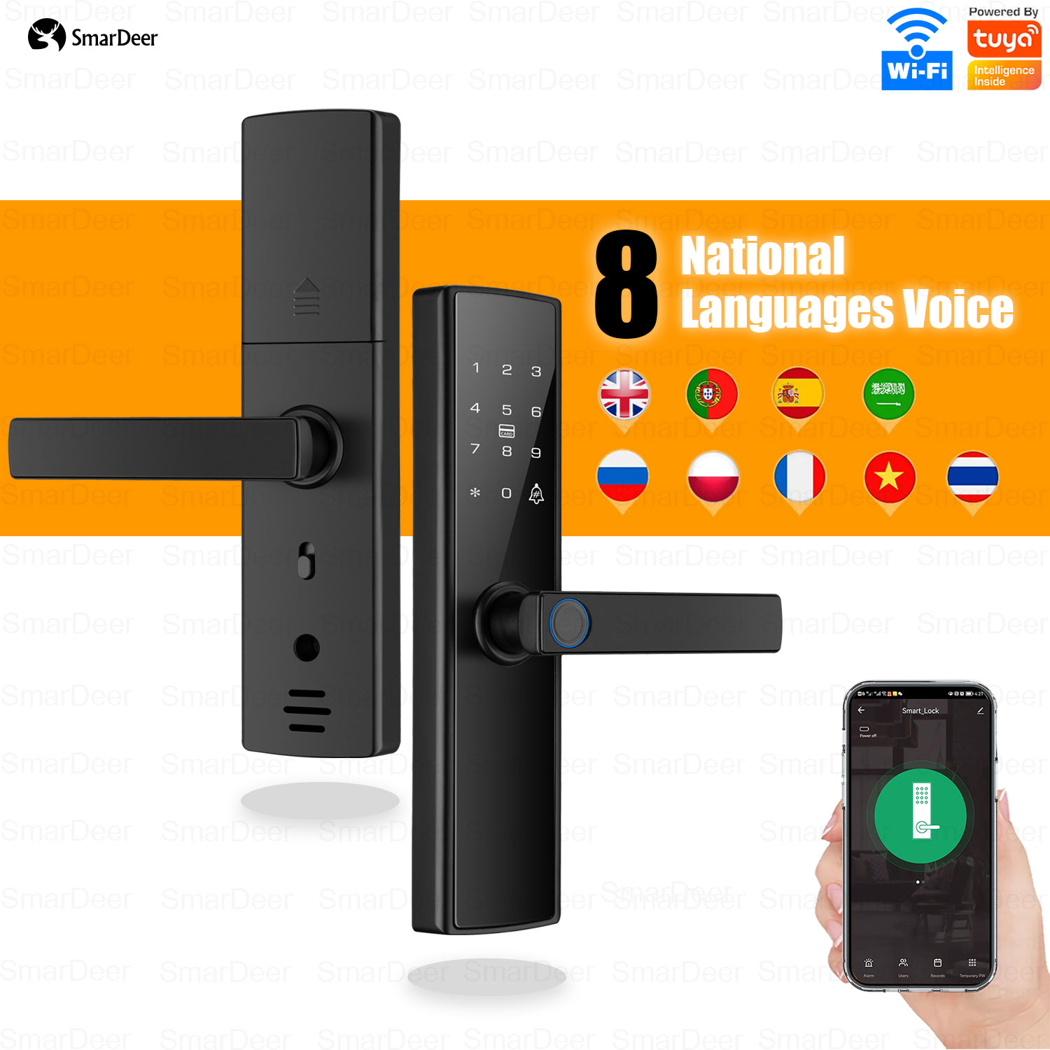 SmarDeer Electronic Door Lock  - đánh giá và giá Smart Garden Lock