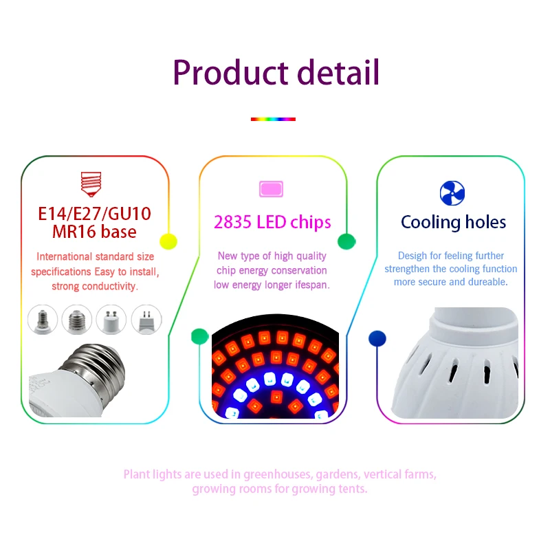 Đèn LED Phát Triển Đèn E14 E27 - đánh giá và giá Smart Garden Umbrella