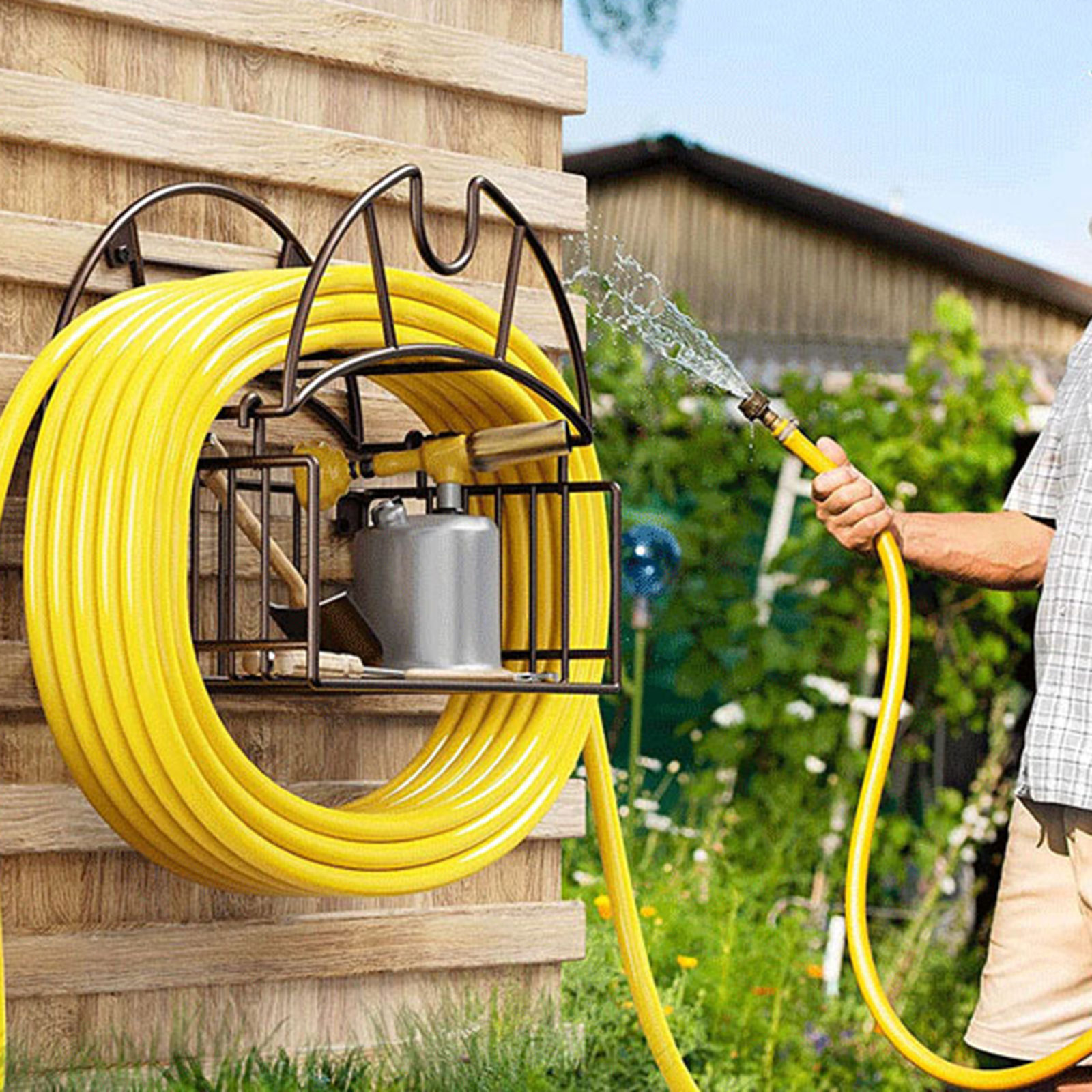 Wall Mount Garden Hose Holder  - đánh giá và giá Smart Garden Storage