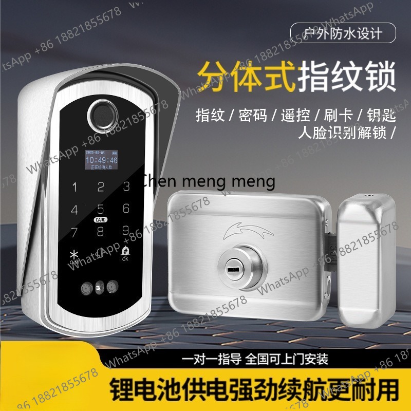 Split fingerprint lock Househo - đánh giá và giá Smart Garden Lock