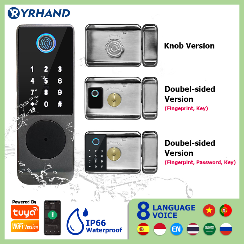 Tuya Smart lock Waterproof Wif - đánh giá và giá Smart Garden Lock