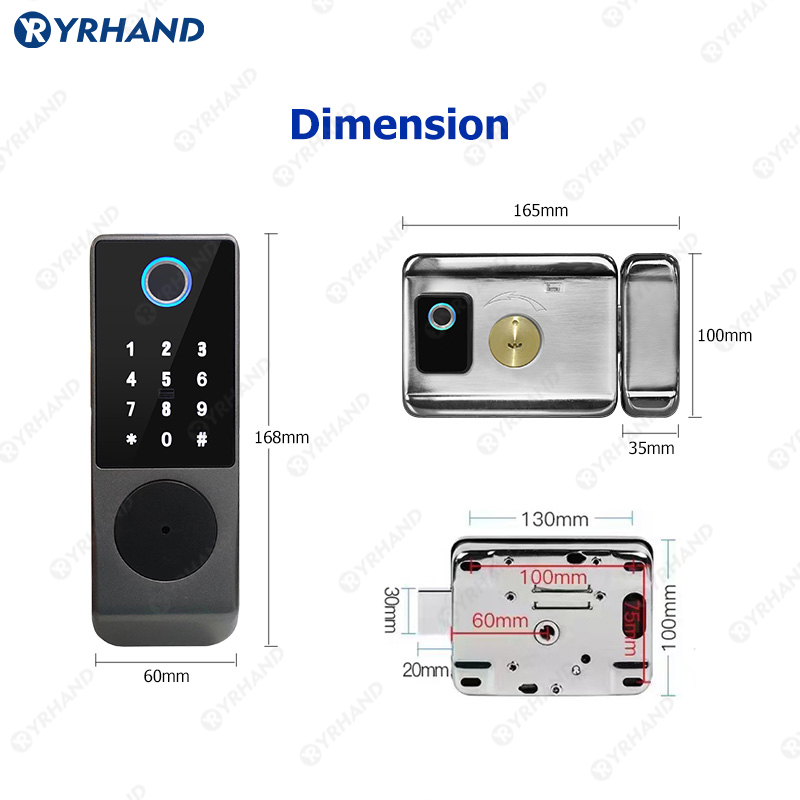 Tuya Smart lock Waterproof Wif - đánh giá và giá Smart Garden Lock