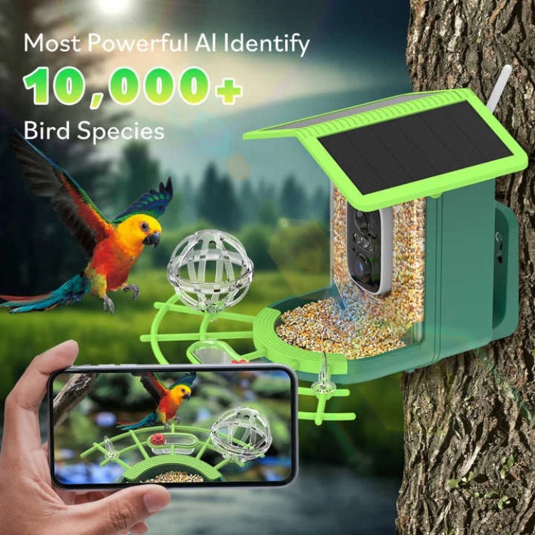 Smart Bird Feeder 4MP Full HD, - đánh giá và giá Smart Bird Feeder Camera